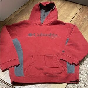 Columbia Kids' Red and Gray Hoodie